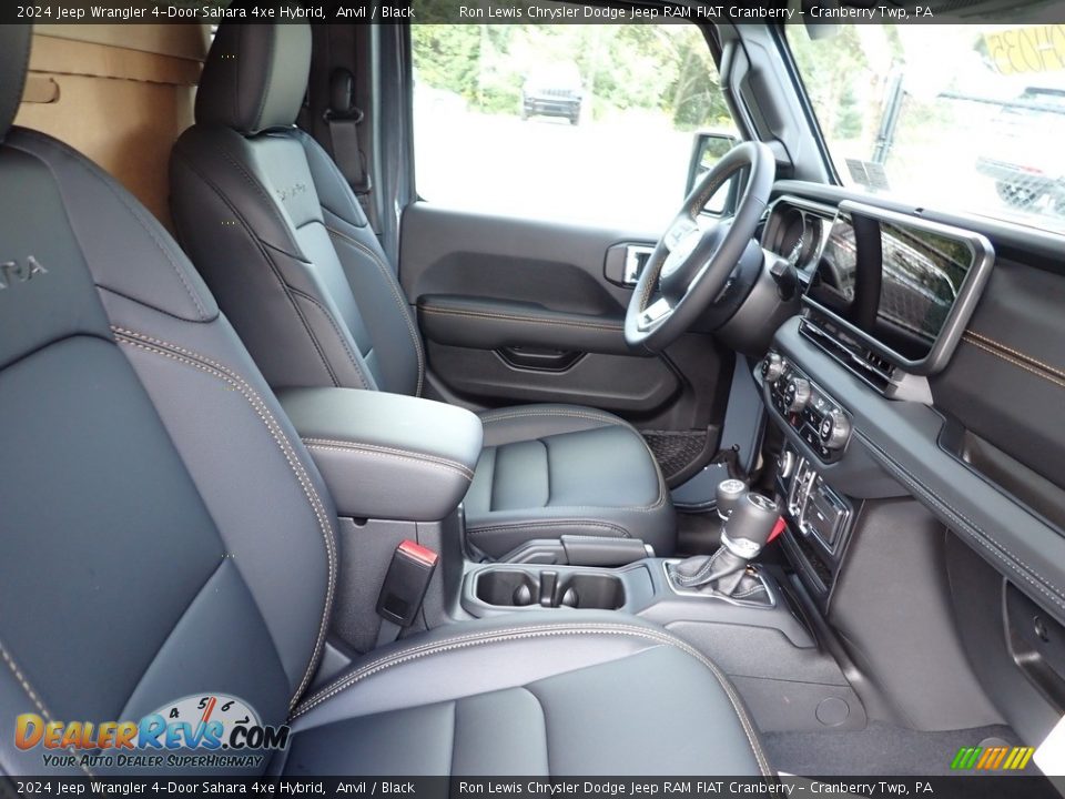 Front Seat of 2024 Jeep Wrangler 4-Door Sahara 4xe Hybrid Photo #10