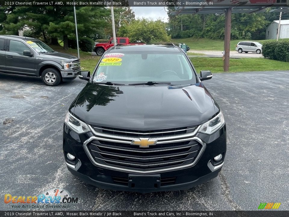 2019 Chevrolet Traverse LT AWD Mosaic Black Metallic / Jet Black Photo #35