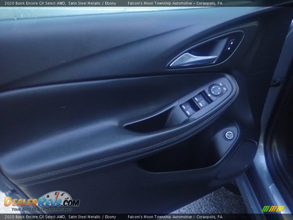 2020 Buick Encore GX Select AWD Satin Steel Metallic / Ebony Photo #20