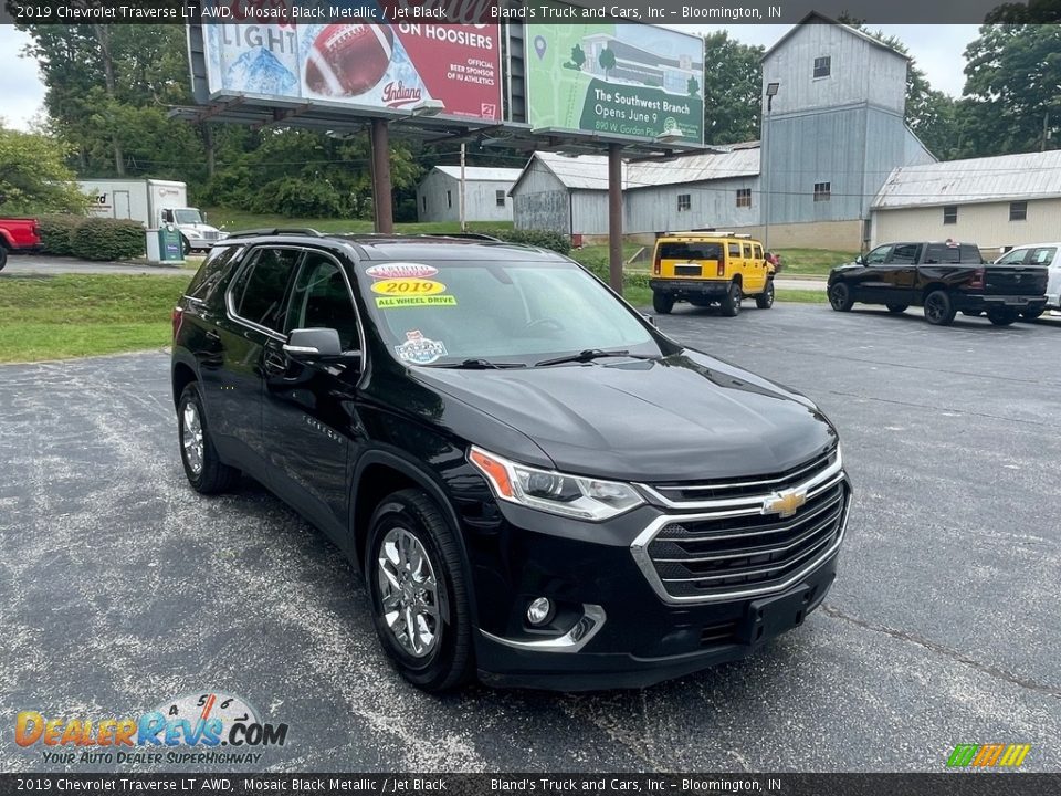 2019 Chevrolet Traverse LT AWD Mosaic Black Metallic / Jet Black Photo #36