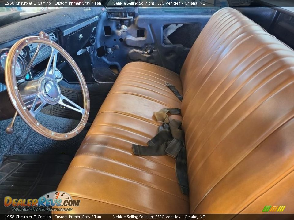 Tan Interior - 1968 Chevrolet El Camino  Photo #4