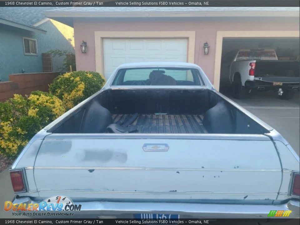 1968 Chevrolet El Camino Custom Primer Gray / Tan Photo #10