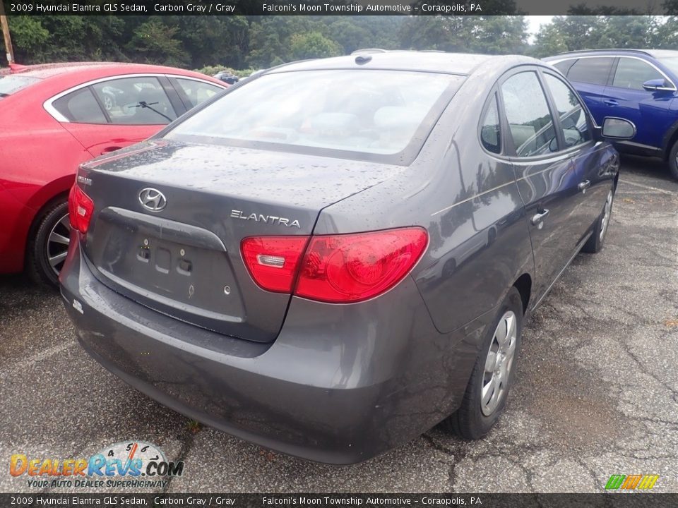 2009 Hyundai Elantra GLS Sedan Carbon Gray / Gray Photo #4