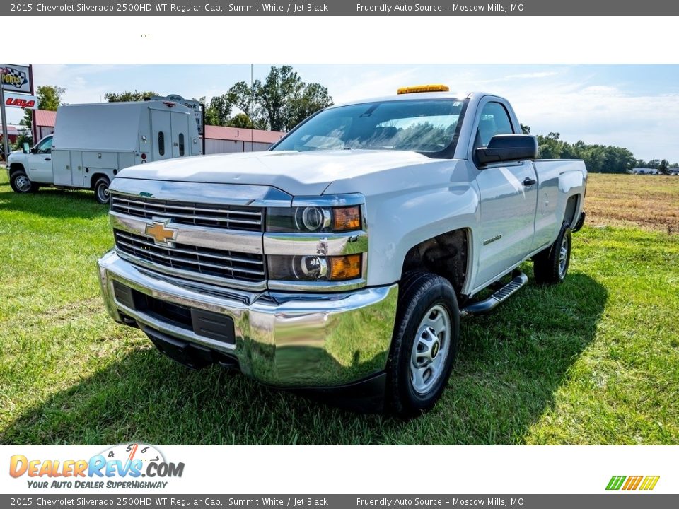 2015 Chevrolet Silverado 2500HD WT Regular Cab Summit White / Jet Black Photo #8