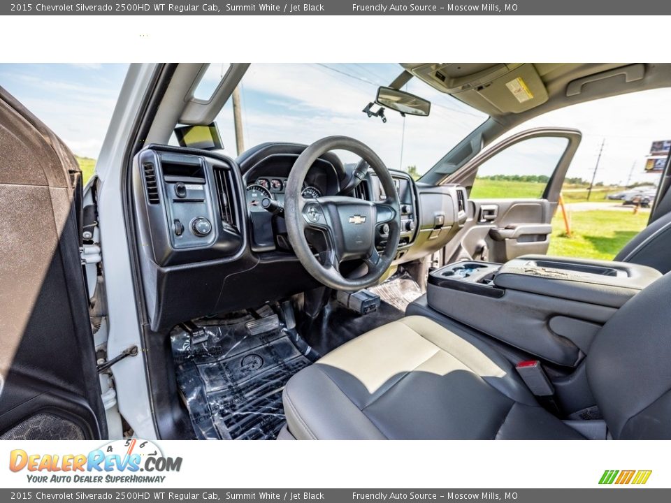 2015 Chevrolet Silverado 2500HD WT Regular Cab Summit White / Jet Black Photo #19