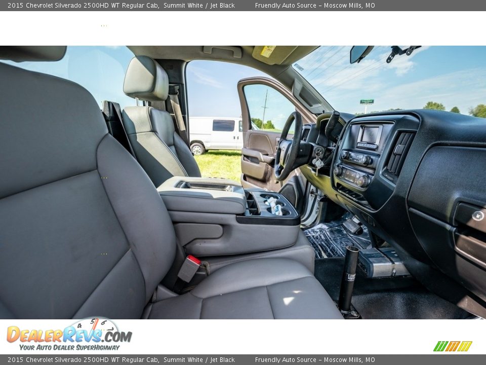 2015 Chevrolet Silverado 2500HD WT Regular Cab Summit White / Jet Black Photo #22