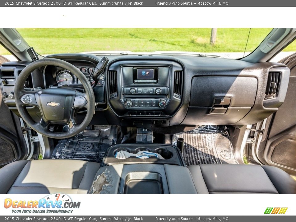 2015 Chevrolet Silverado 2500HD WT Regular Cab Summit White / Jet Black Photo #24