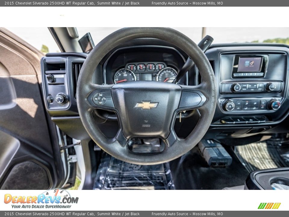 2015 Chevrolet Silverado 2500HD WT Regular Cab Summit White / Jet Black Photo #25