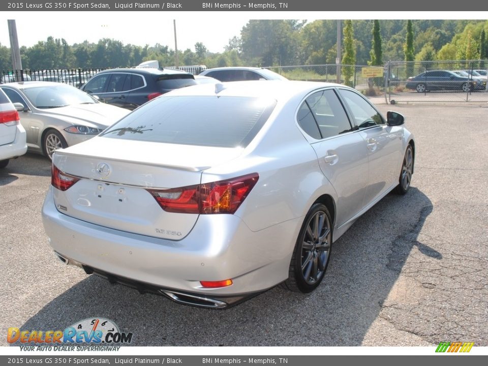 2015 Lexus GS 350 F Sport Sedan Liquid Platinum / Black Photo #5