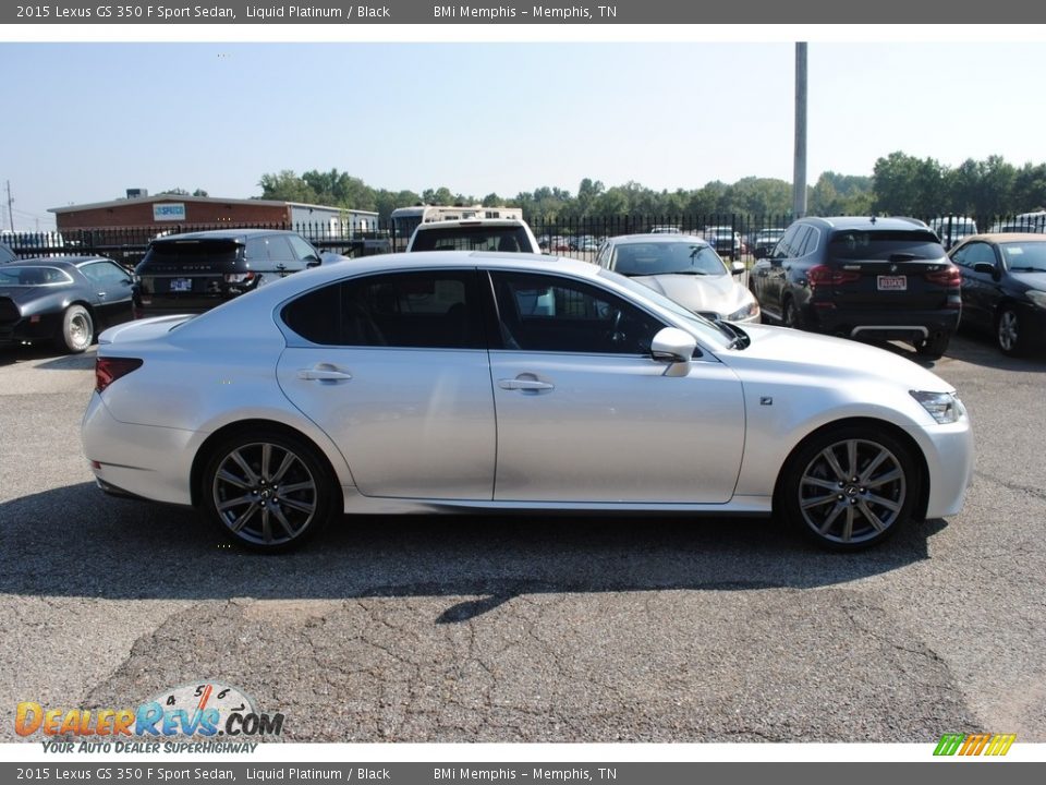 2015 Lexus GS 350 F Sport Sedan Liquid Platinum / Black Photo #6