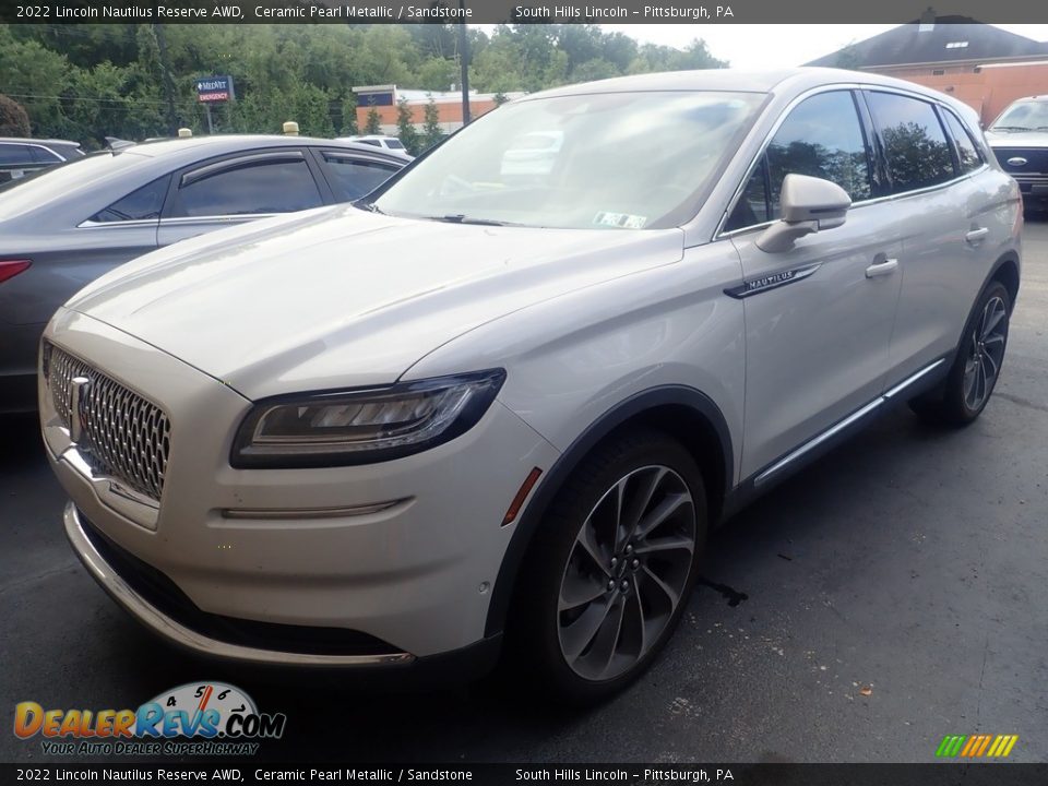 2022 Lincoln Nautilus Reserve AWD Ceramic Pearl Metallic / Sandstone Photo #1