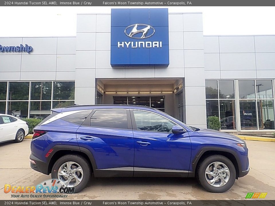 2024 Hyundai Tucson SEL AWD Intense Blue / Gray Photo #1