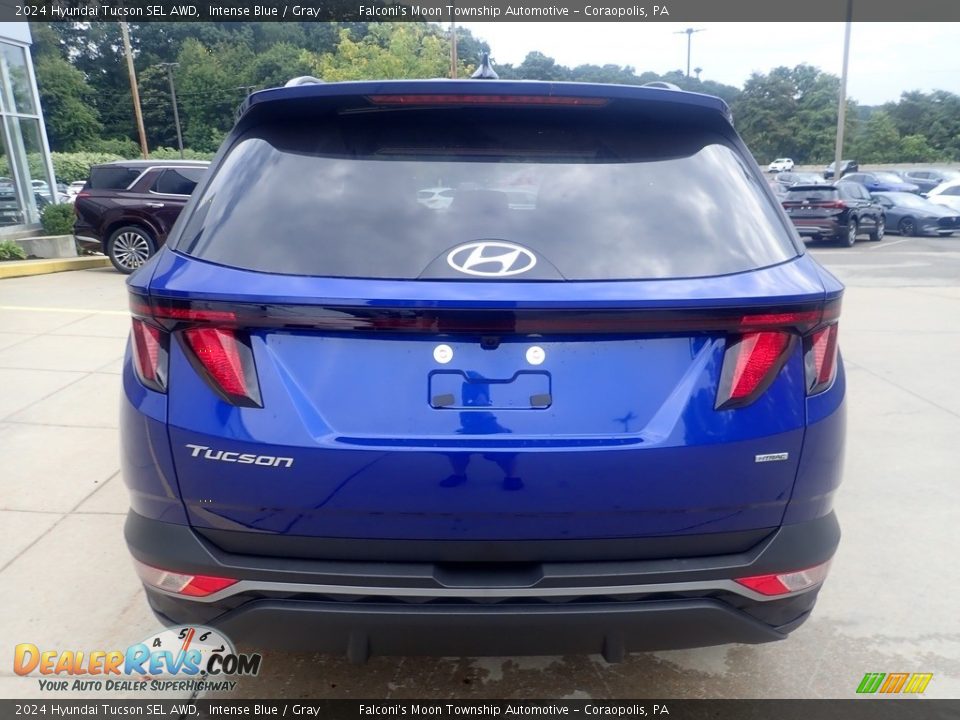 2024 Hyundai Tucson SEL AWD Intense Blue / Gray Photo #3