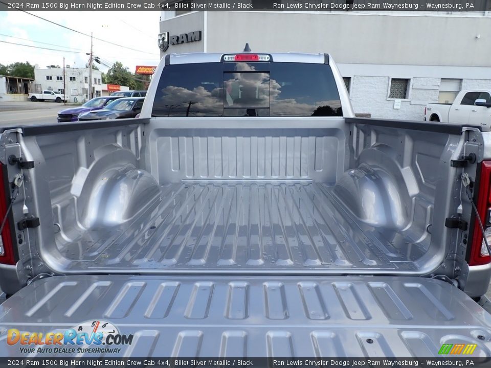 2024 Ram 1500 Big Horn Night Edition Crew Cab 4x4 Billet Silver Metallic / Black Photo #6