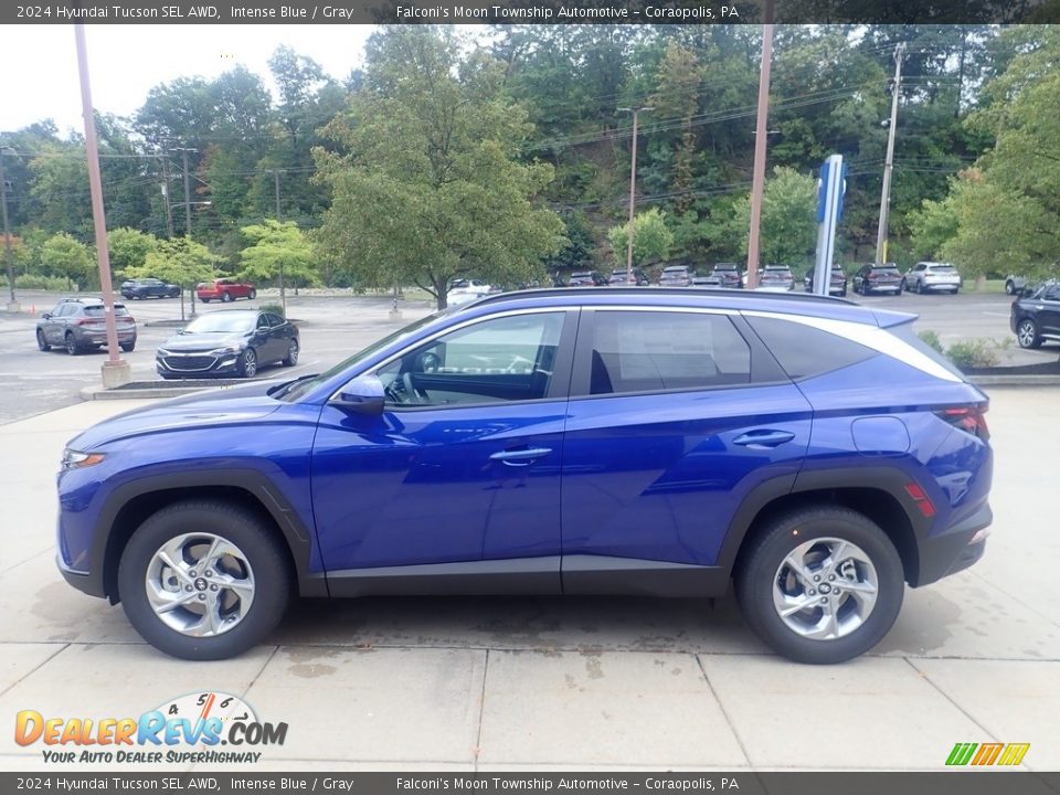 2024 Hyundai Tucson SEL AWD Intense Blue / Gray Photo #6