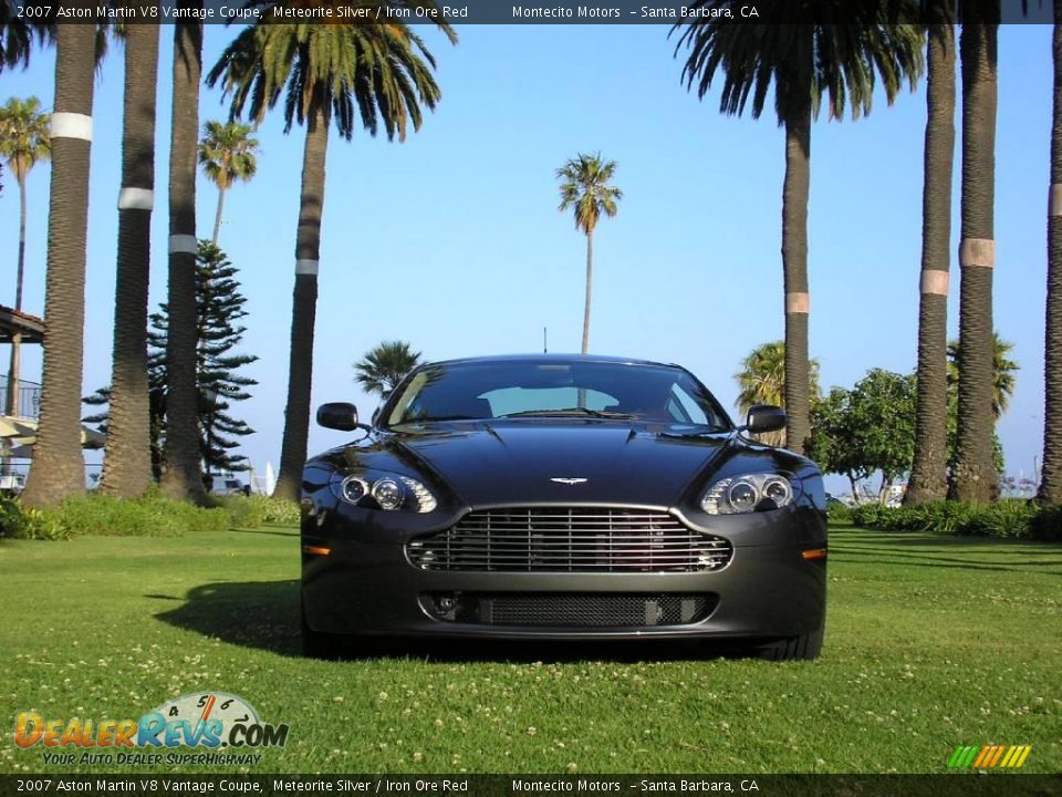 2007 Aston Martin V8 Vantage Coupe Meteorite Silver / Iron Ore Red Photo #1