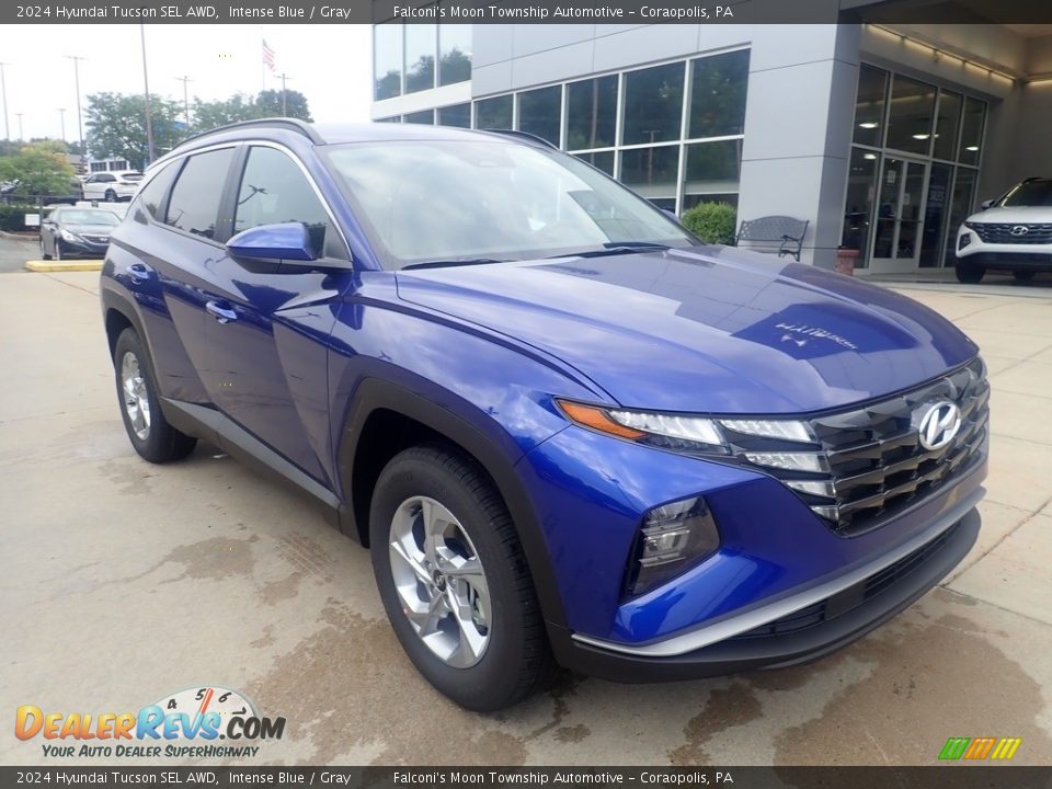 2024 Hyundai Tucson SEL AWD Intense Blue / Gray Photo #9