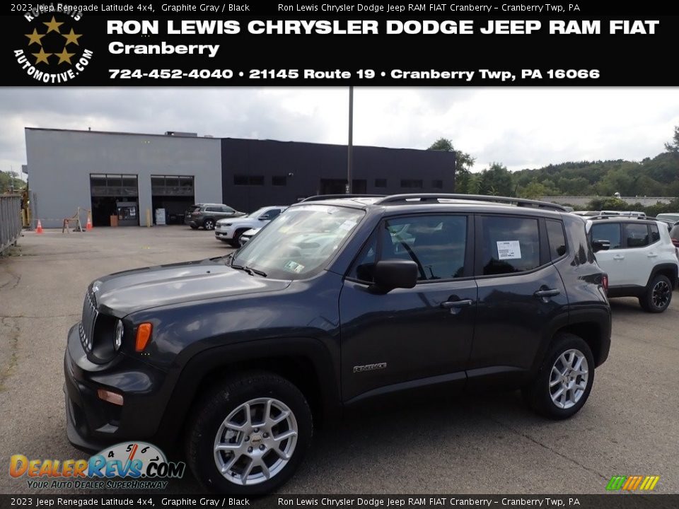 2023 Jeep Renegade Latitude 4x4 Graphite Gray / Black Photo #1