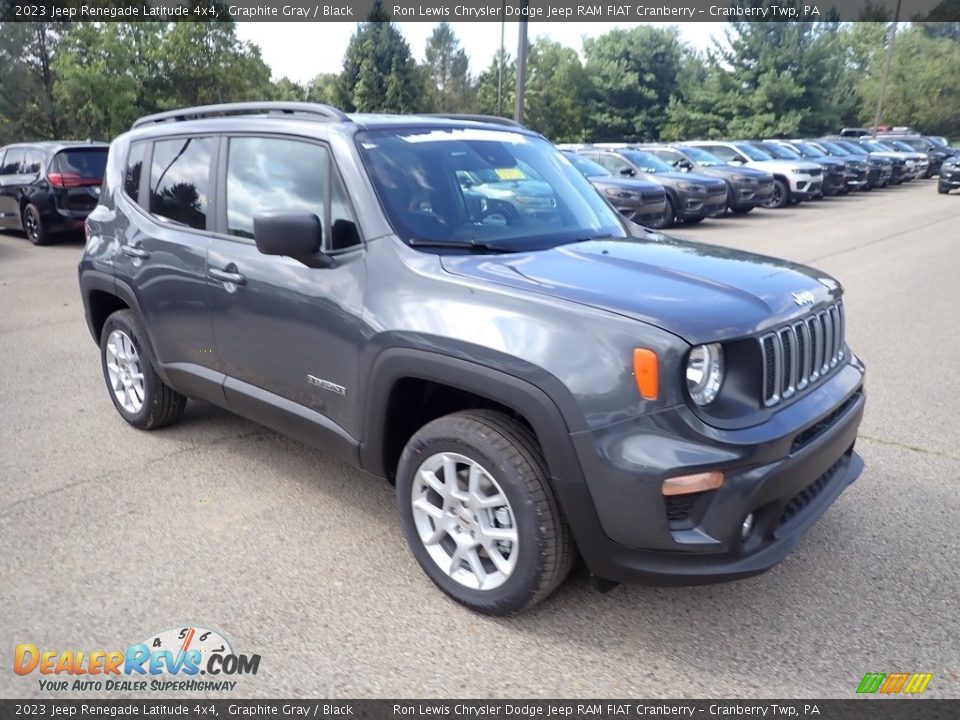 2023 Jeep Renegade Latitude 4x4 Graphite Gray / Black Photo #8