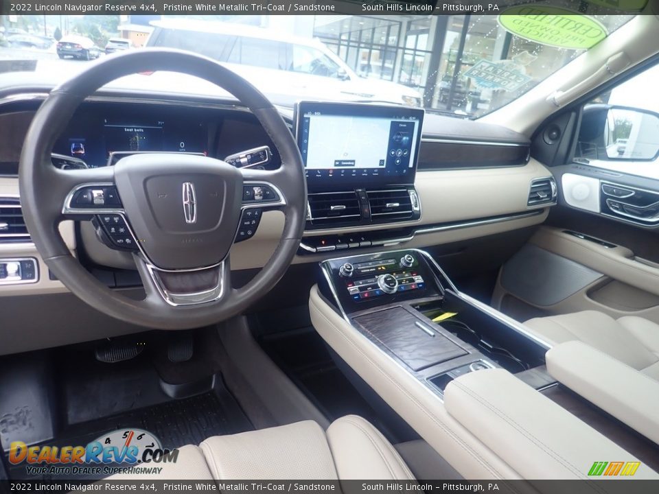 Sandstone Interior - 2022 Lincoln Navigator Reserve 4x4 Photo #17