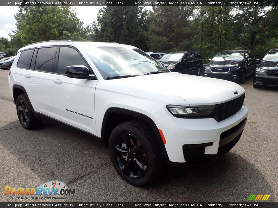 2023 Jeep Grand Cherokee L Altitude 4x4 Bright White / Global Black Photo #6