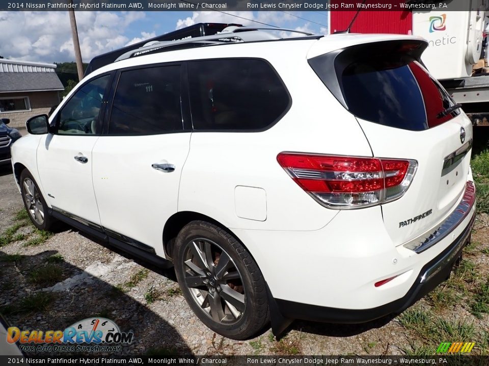 Moonlight White 2014 Nissan Pathfinder Hybrid Platinum AWD Photo #2