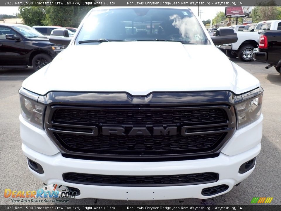 2023 Ram 1500 Tradesman Crew Cab 4x4 Bright White / Black Photo #10