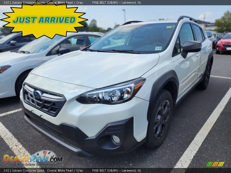 2021 Subaru Crosstrek Sport Crystal White Pearl / Gray Photo #1