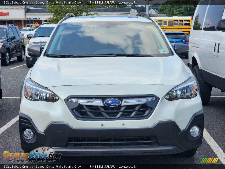 2021 Subaru Crosstrek Sport Crystal White Pearl / Gray Photo #2