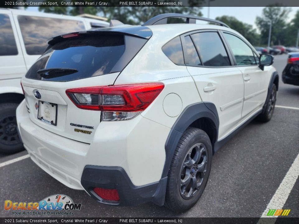 2021 Subaru Crosstrek Sport Crystal White Pearl / Gray Photo #3