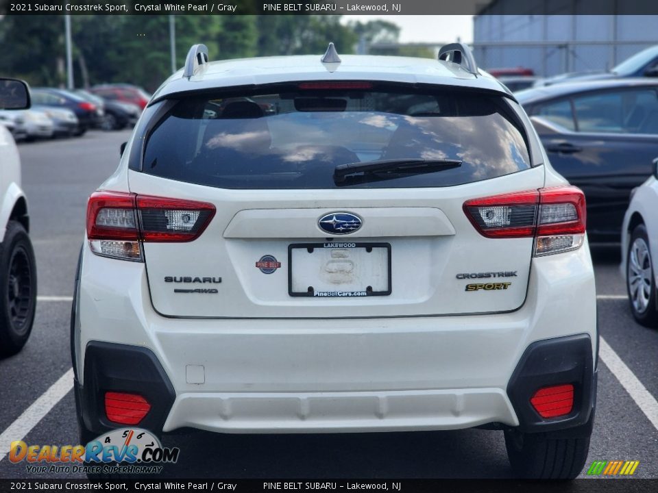 2021 Subaru Crosstrek Sport Crystal White Pearl / Gray Photo #4