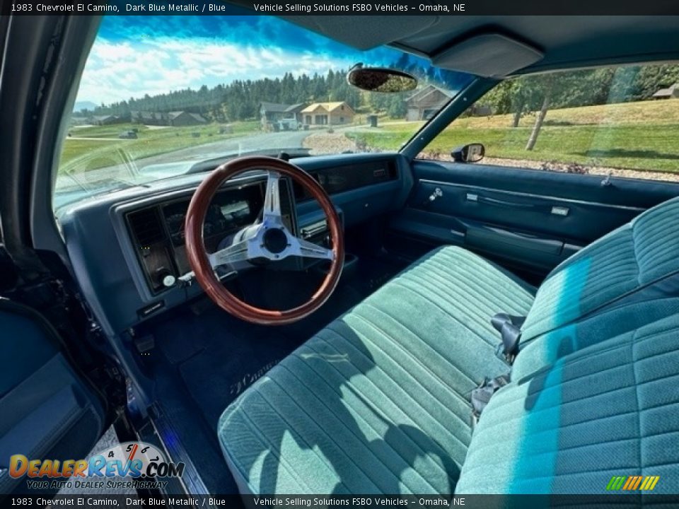 Blue Interior - 1983 Chevrolet El Camino  Photo #5