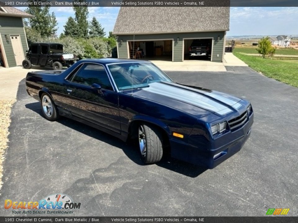 Dark Blue Metallic 1983 Chevrolet El Camino  Photo #9