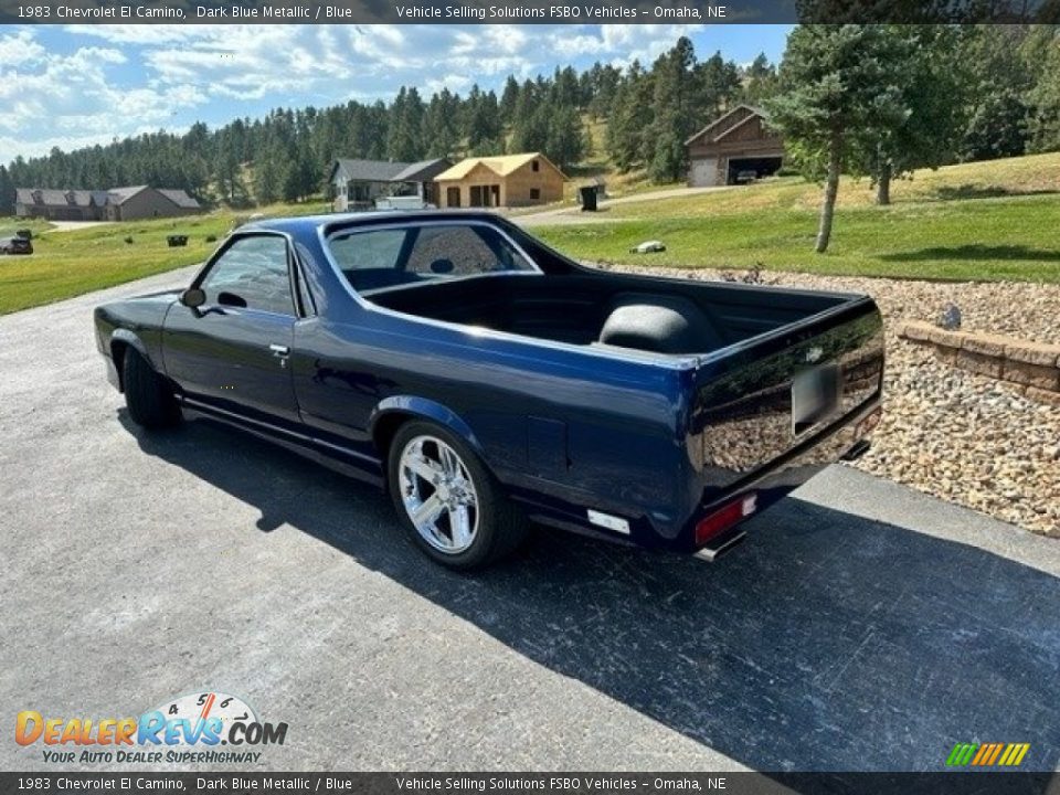 Dark Blue Metallic 1983 Chevrolet El Camino  Photo #11