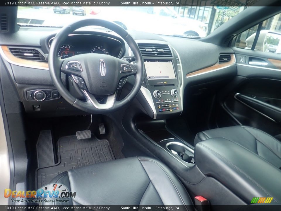 Ebony Interior - 2019 Lincoln MKC Reserve AWD Photo #17