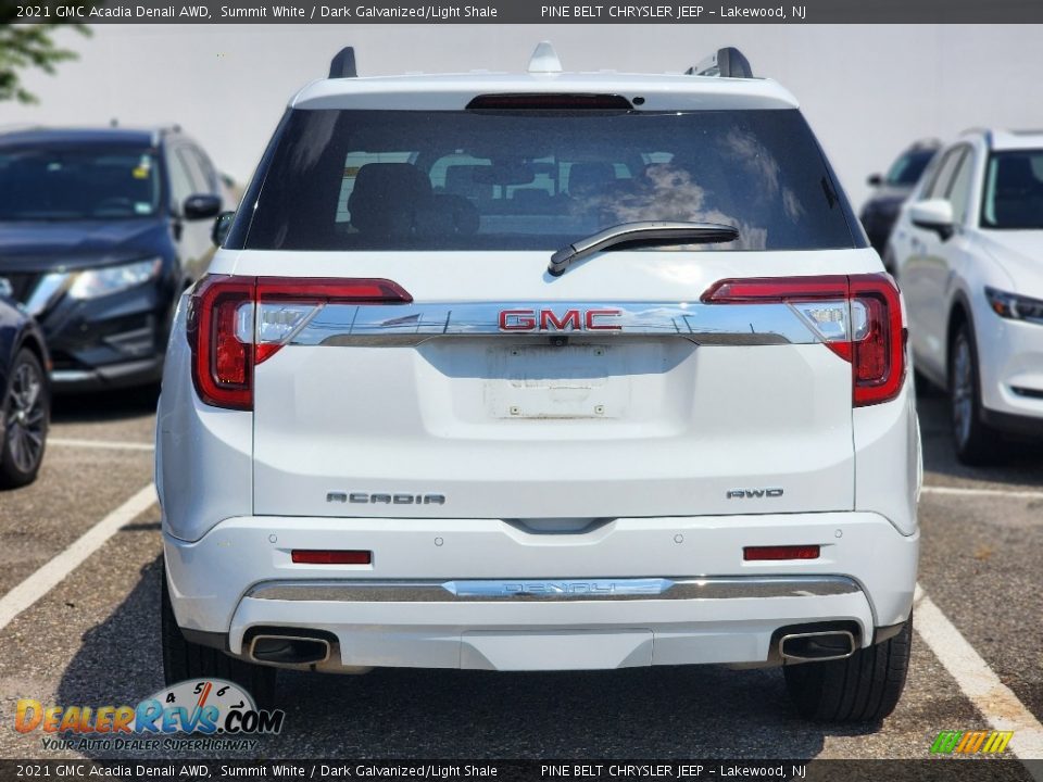 2021 GMC Acadia Denali AWD Summit White / Dark Galvanized/Light Shale Photo #4