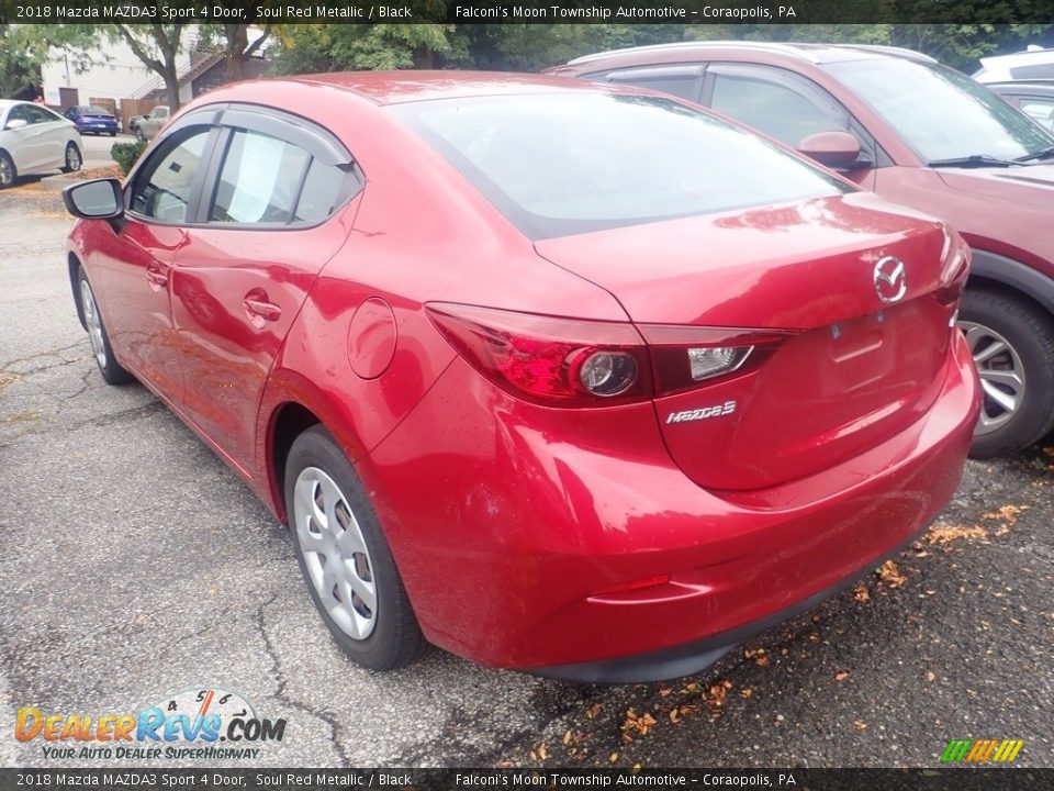 2018 Mazda MAZDA3 Sport 4 Door Soul Red Metallic / Black Photo #2