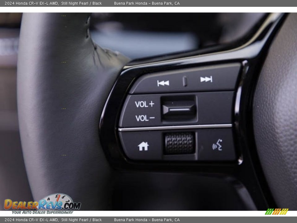 2024 Honda CR-V EX-L AWD Still Night Pearl / Black Photo #18
