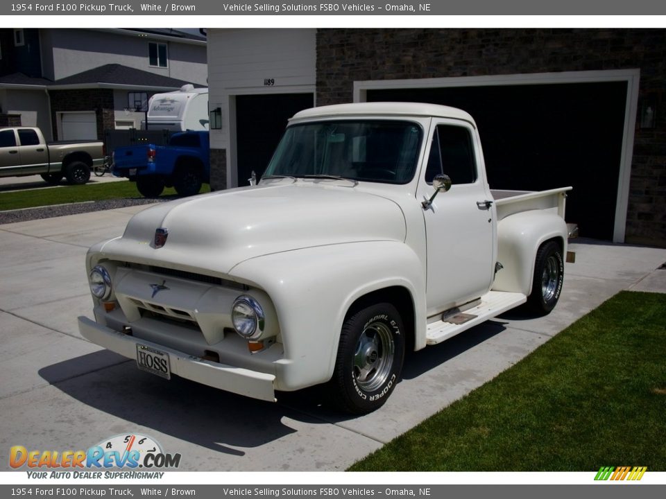 Front 3/4 View of 1954 Ford F100 Pickup Truck Photo #2