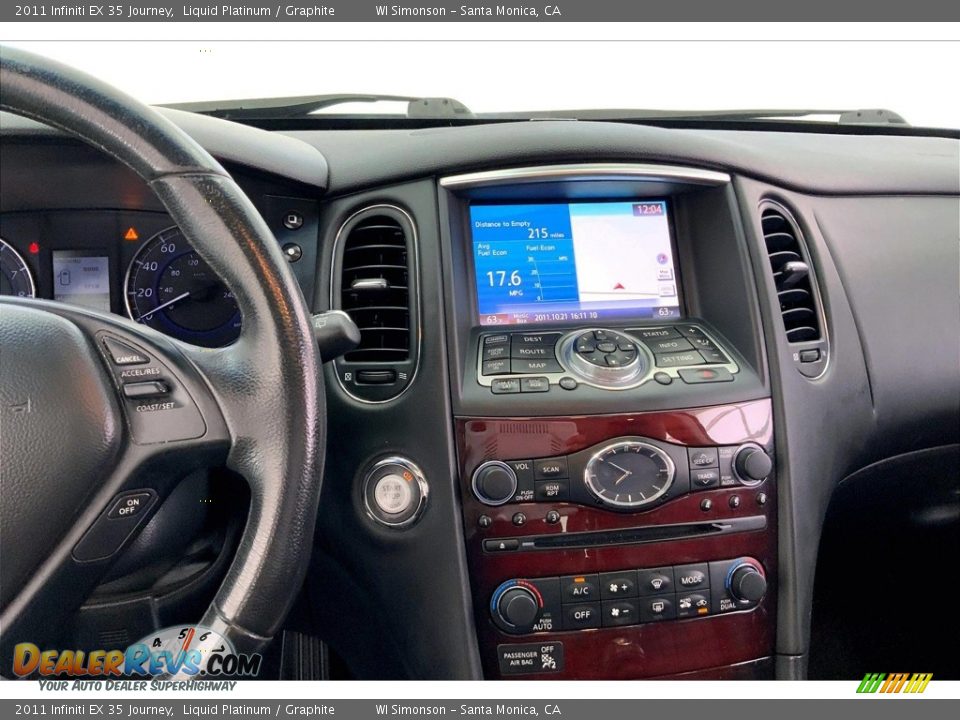 Controls of 2011 Infiniti EX 35 Journey Photo #5