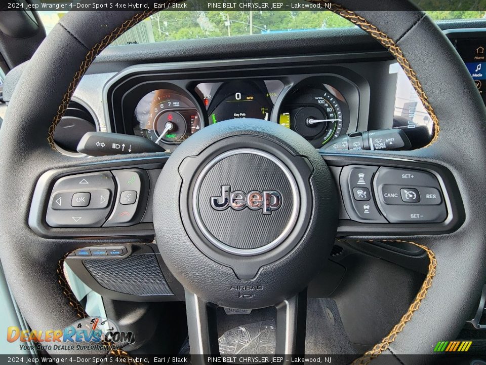 2024 Jeep Wrangler 4-Door Sport S 4xe Hybrid Earl / Black Photo #13