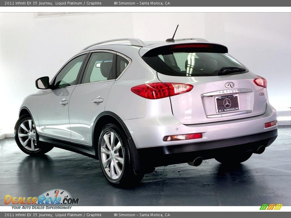 2011 Infiniti EX 35 Journey Liquid Platinum / Graphite Photo #10