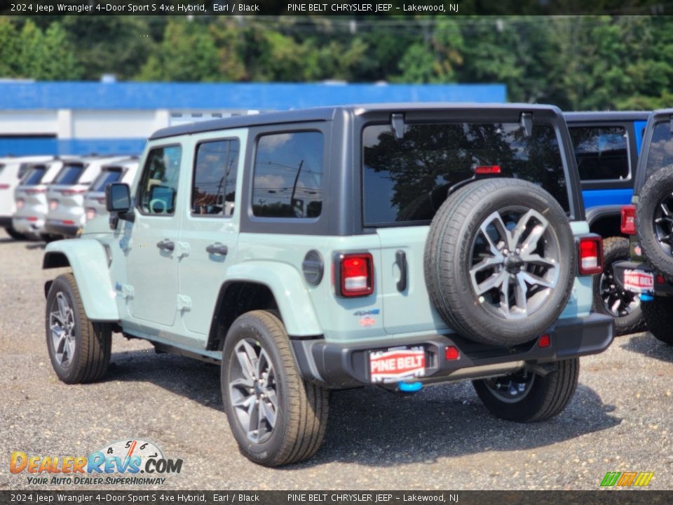 2024 Jeep Wrangler 4-Door Sport S 4xe Hybrid Earl / Black Photo #4