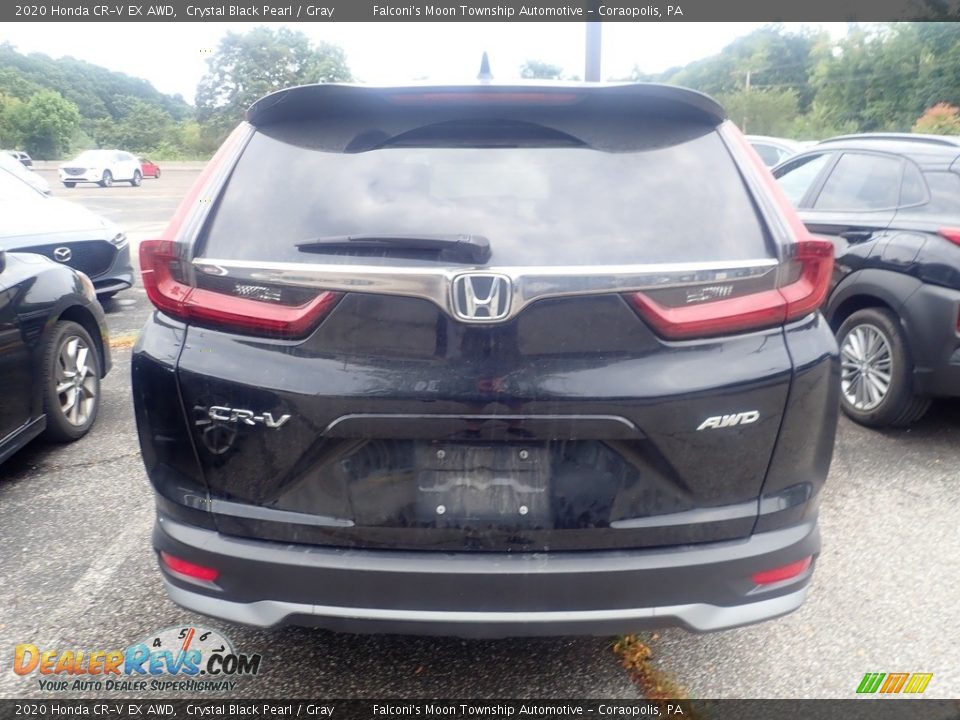 2020 Honda CR-V EX AWD Crystal Black Pearl / Gray Photo #3