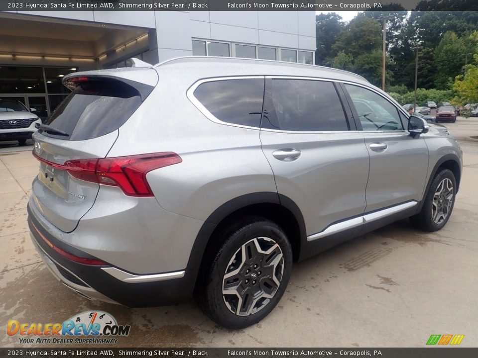 2023 Hyundai Santa Fe Limited AWD Shimmering Silver Pearl / Black Photo #2