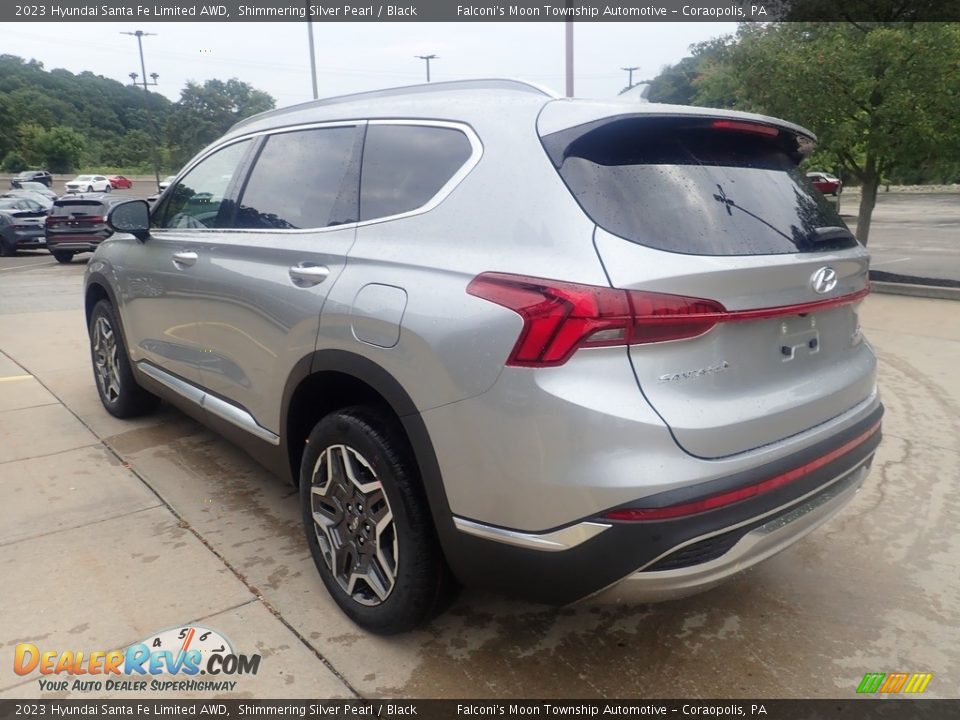 2023 Hyundai Santa Fe Limited AWD Shimmering Silver Pearl / Black Photo #5