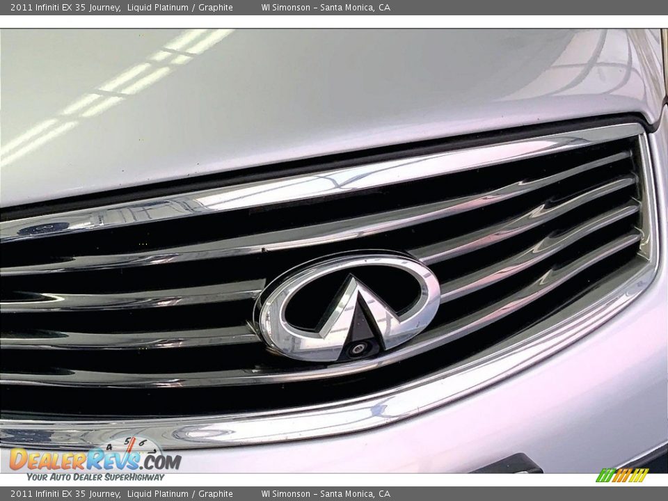 2011 Infiniti EX 35 Journey Liquid Platinum / Graphite Photo #30