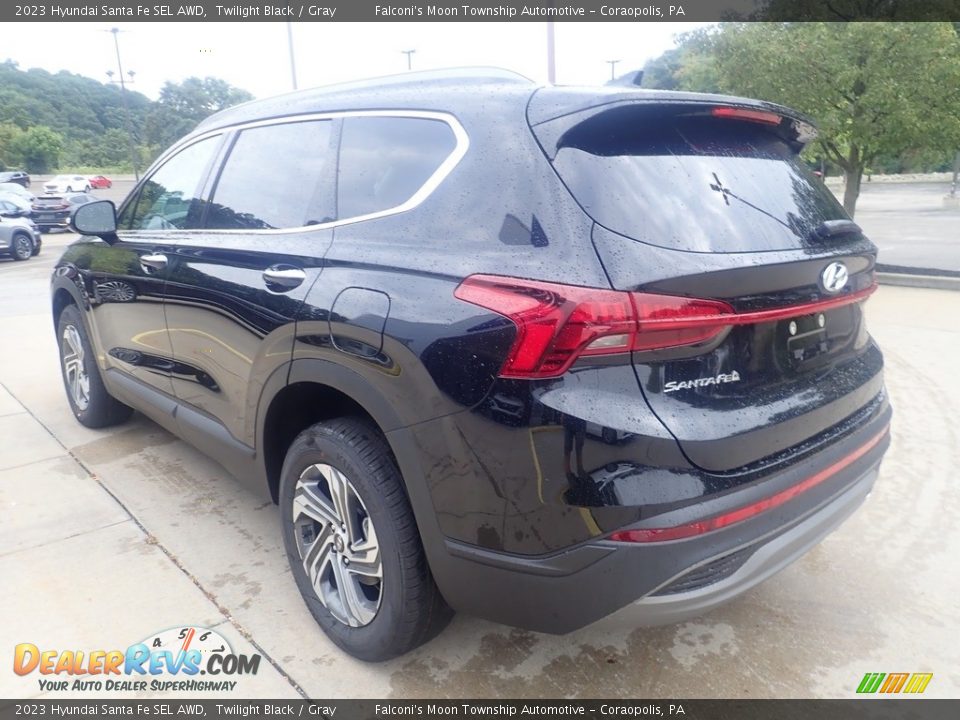 2023 Hyundai Santa Fe SEL AWD Twilight Black / Gray Photo #5