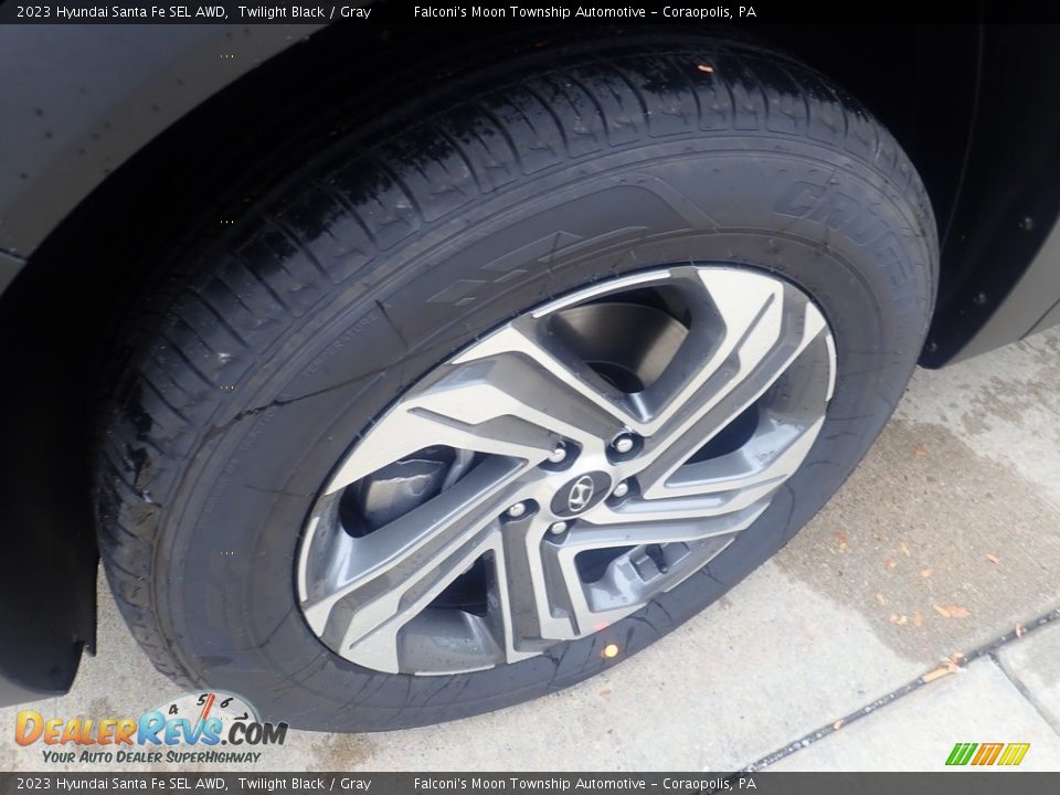 2023 Hyundai Santa Fe SEL AWD Twilight Black / Gray Photo #10