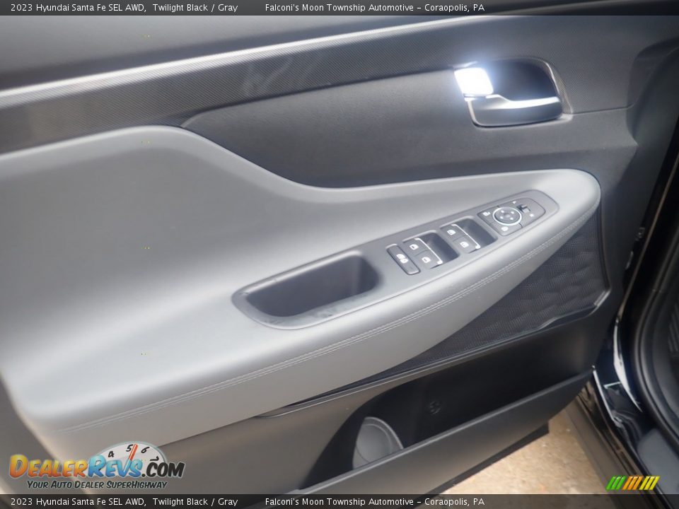 2023 Hyundai Santa Fe SEL AWD Twilight Black / Gray Photo #14